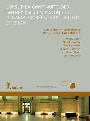 cover image of Loi sur la continuité des entreprises en pratique